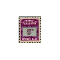a.e.f. T 001/011 * - Colonies Françaises - Afrique Equatoriale Française - AEF - Taxe - A.GERBER PHILATELIE - Timbre