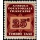 a.e.f. T 001/011 ** - Colonies Françaises - Afrique Equatoriale Française - AEF - Taxe - A.GERBER PHILATELIE - Timbre