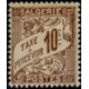 alg T 001A/011 * - Colonies Françaises - Algérie - Taxe - A.GERBER PHILATELIE - Timbre