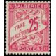 alg T 001A/011 * - Colonies Françaises - Algérie - Taxe - A.GERBER PHILATELIE - Timbre