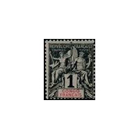 cong 012/024 * - Colonies Françaises - Congo - Poste - A.GERBER PHILATELIE - Timbre