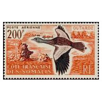 cdso A 028 * - Colonies Françaises - Cote des Somalis - CDS - Poste Aérienne - A.GERBER PHILATELIE - Timbre
