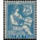 cre 001/015 * - Colonies Françaises - Crète - Poste - A.GERBER PHILATELIE - Timbre