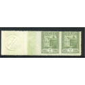 Lot n°15- 15A-*-Paire - BDF - Dent 2 et 3 cotés- Accidentel