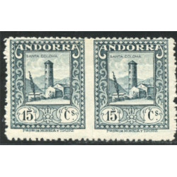 Lot n°16- 18A-**-Paire non dentelée au milieu 