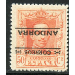 Lot n°11- 9a-**-Surcharge renversée 