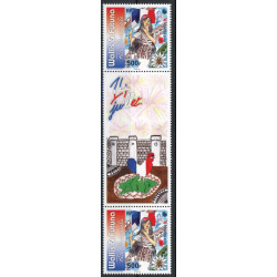 Lot n°72- 889-**-Paire avec vignette 