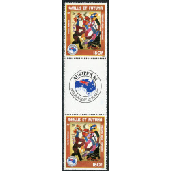 Lot n°111- PA139-**-Paire avec vignette 