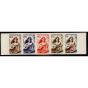 Lot n°4- 2-**-Essai de couleur en bande de 5 