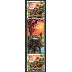 Lot n°76- 1260-**-Paire avec vignette 
