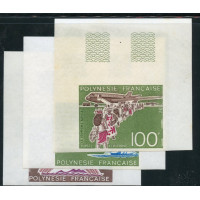 Lot n°85- PA89/91-**-Non dentelés - Timbre de Polynésie Française - Variétés - Philatélie - A.GERBER PHILATELIE