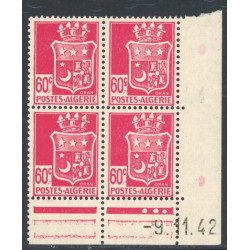 Lot : ALG256- N°187 - ** - -9.11.42