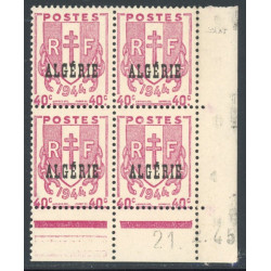 Lot : ALG309- N°225 - **/* - 21.2.45