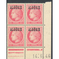 Lot : ALG315- N°228 - ** - 14.6.46
