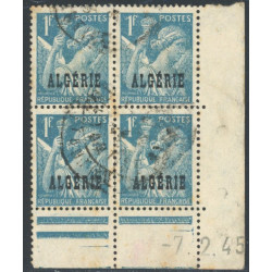 Lot : ALG326- N°231 - Obl - -7.2.45