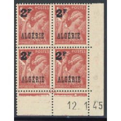 Lot : ALG329- N°233 - ** - 12.1.45