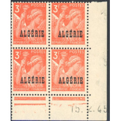 Lot : ALG341- N°236 - ** - 15.2.45