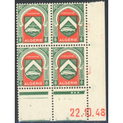 Lot : ALG377- N°254 - ** - 22.10;48
