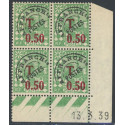 Lot : ALG707- N°TA 28 - ** - 13.3.39