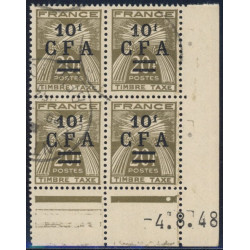Lot : REU098- N°TA 42 - Obl - -4.8.48