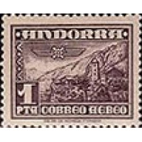 Andorre Espagnol Poste Aérienne 1 *- A.GERBER Philatélie - Philatélie 
