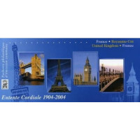 2004 - Emission commune France - Grande Bretagne - Pochette- A.GERBER Philatélie - Philatélie 