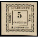 gpe T 006 * - Colonies Françaises - Guadeloupe - Taxe - A.GERBER PHILATELIE - Timbre