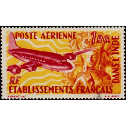 Inde - Poste Aérienne 018 **