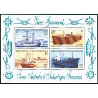 TAAF 302/305 bf 6 ** A.GERBER Philatélie timbres DOM TOM Bolc feuillet BF