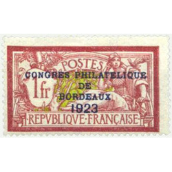  Timbre poste N° 0182 *- Timbre de France