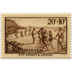  Timbre poste N° 0345 *- Timbre de France