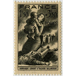  Timbre poste n° 0584 ** - Timbre de France