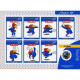 Adhésif 17a footix A.GERBER Philatélie France - timbres Colonies