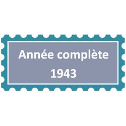Année 1943 complète sauf *