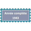 Année 1943 complète sauf *