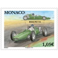 Les voitures de courses - BRM P57 V8 A.GERBER Philatélie Timbre de France - Colonies - Dom tom