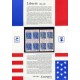 1986 - Emission commune France - USA - Pochette A.GERBER Philatélie Timbre de France - Colonies - Dom tom