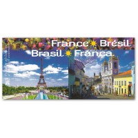2008 - Emission commune France - Brésil - Pochette A.GERBER Philatélie Timbre de France - Colonies - Dom tom