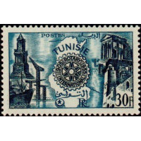 tunis 394 ** A.GERBER Philatélie Timbre de France - Colonies - Dom tom