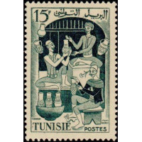 tunis 398 * A.GERBER Philatélie Timbre de France - Colonies - Dom tom