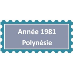 Polynésie Française - Année complète 1981 