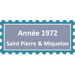 Saint Pierre et Miquelon - Année complète 1972 