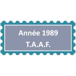 TAAF - Année complète 1989 
