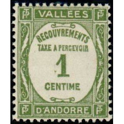 Andorre Français - Taxe 16 *