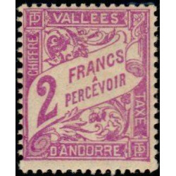 Andorre Français - Taxe 19 **