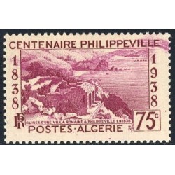 ALG215 - 144 - * - Maculage sur ville de Philippeville