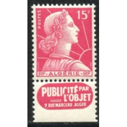 ALG454 - 329b - ** - Publicité Par l'Objet - Maury 52