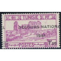 TUN104 - 229b - ** - Surcharge à cheval - Valeurs non barrée 