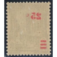 TUN105 - 231 - ** - Recto verso de la surcharge 