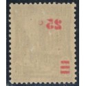 TUN105 - 231 - ** - Recto verso de la surcharge 